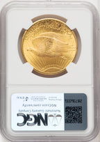 1924 $20 Saint Saint-Gaudens Double Eagle NGC MS66+ (766556016)
