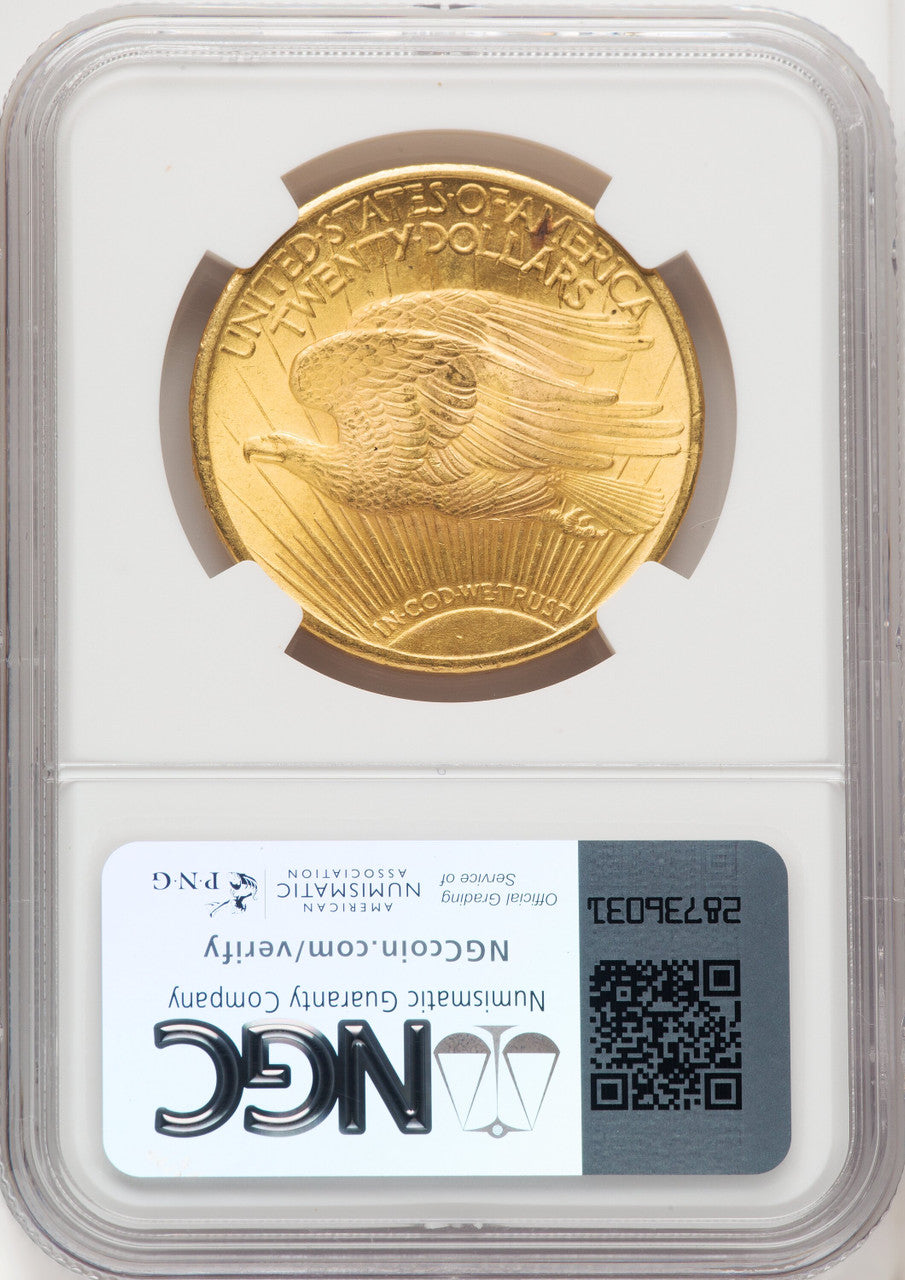 1924 $20 Saint Saint-Gaudens Double Eagle NGC MS66+ (766556016)