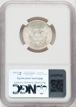 1905-O 25C Barber Quarter NGC MS64