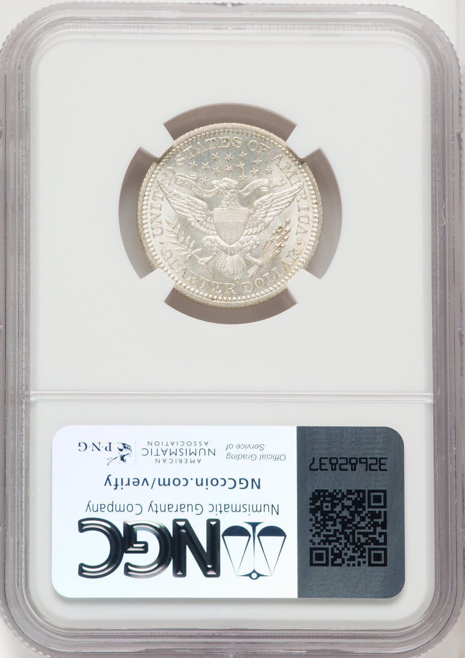 1905-O 25C Barber Quarter NGC MS64