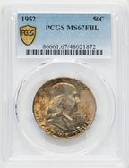 1952 50C FL Franklin Half Dollar PCGS MS67 (763449001)