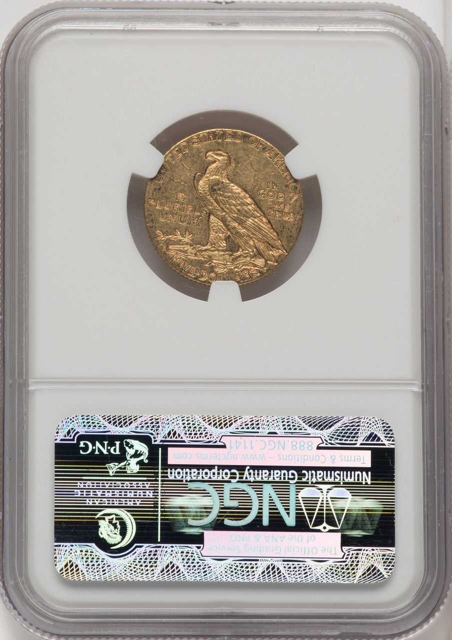 1910-S $5 Indian Half Eagle NGC MS61