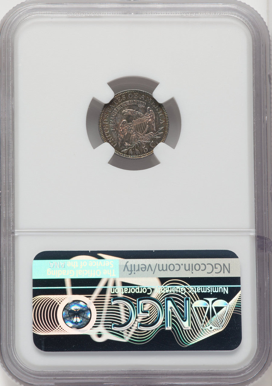 1829 H10C Bust Half Dime NGC MS64