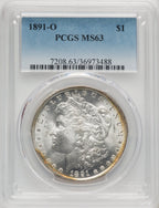 1891-O $1 Morgan Dollar PCGS MS63 (767901024)