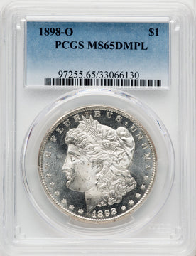 1898-O $1 DM Morgan Dollar PCGS MS65