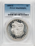 1898-O $1 DM Morgan Dollar PCGS MS65
