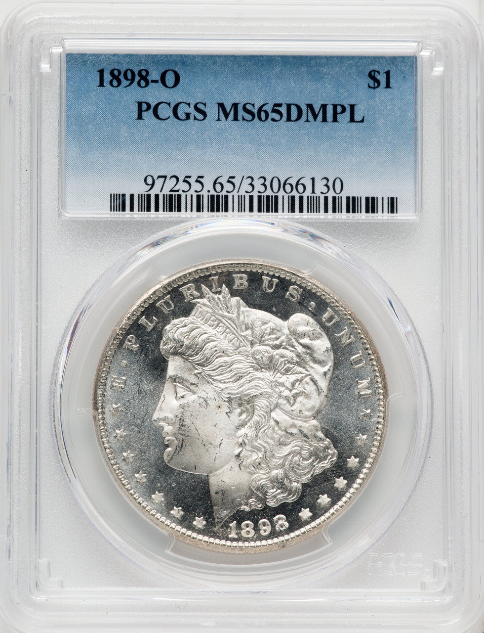 1898-O $1 DM Morgan Dollar PCGS MS65