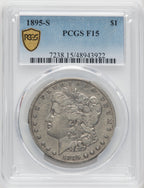1895-S $1 Morgan Dollar PCGS 15