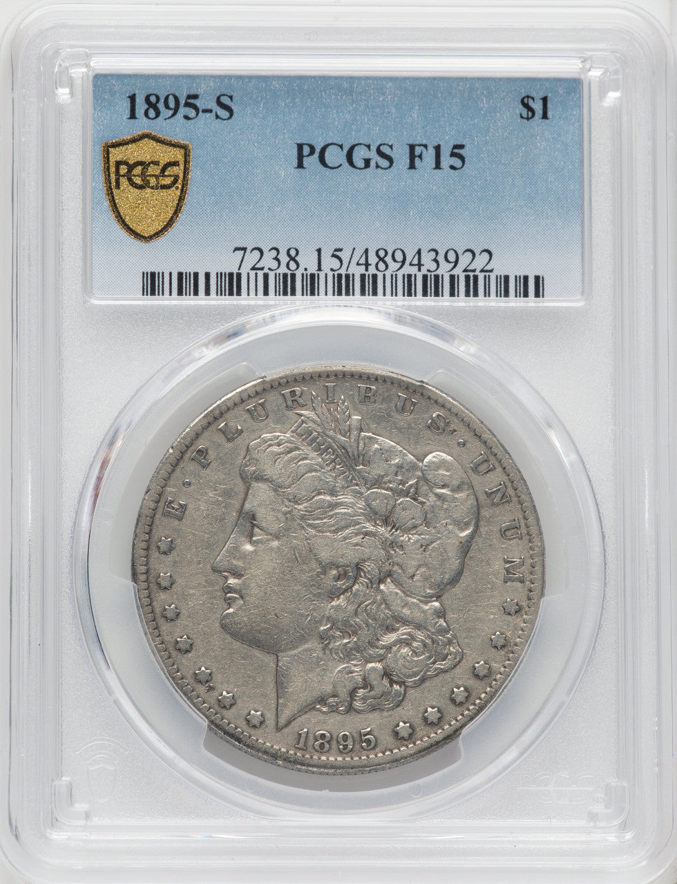 1895-S $1 Morgan Dollar PCGS 15