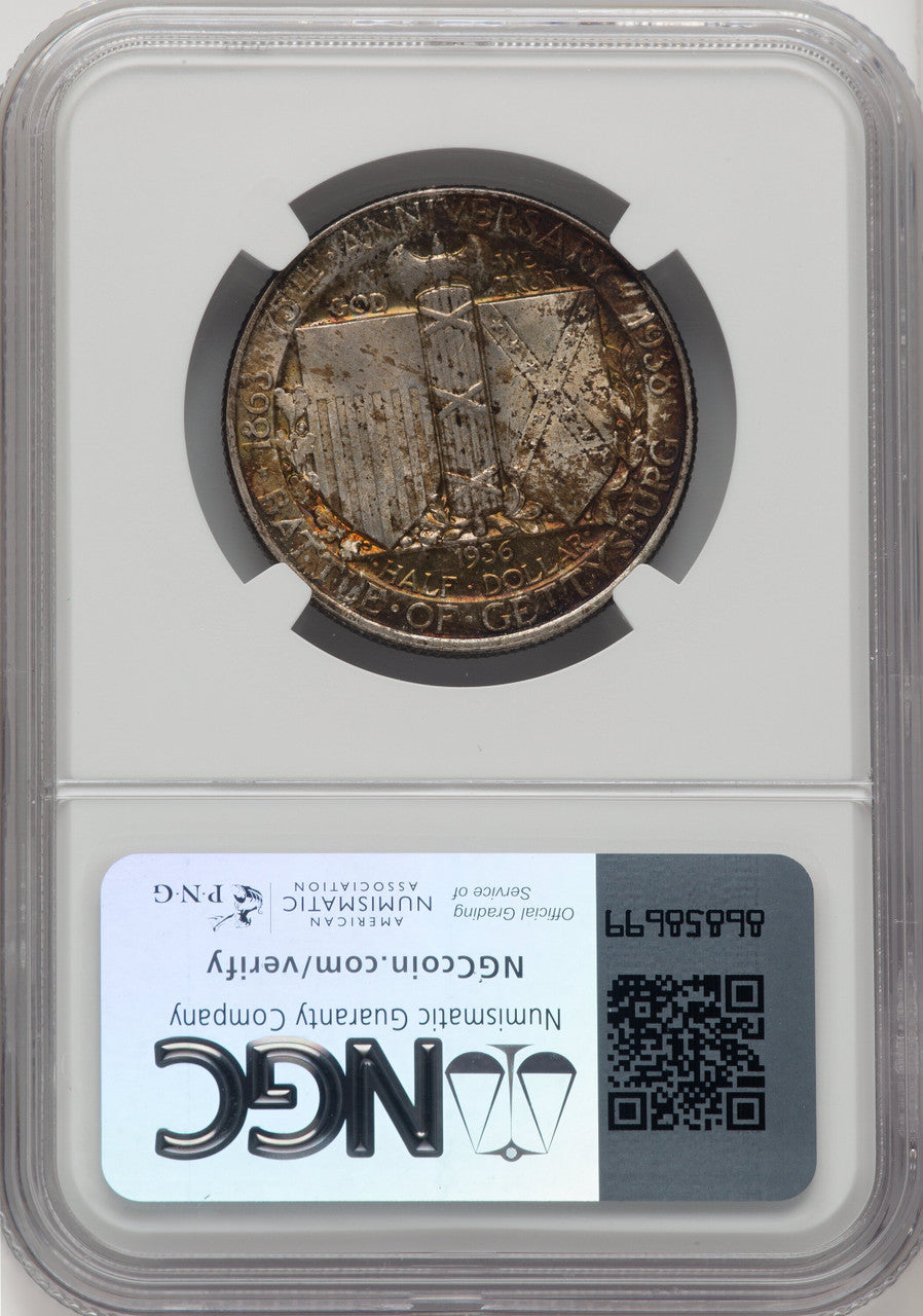1936 50C Gettysburg Commemorative Silver NGC MS67 (767895038)