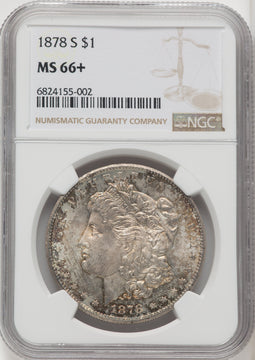 1878-S $1 Morgan Dollar NGC MS66+ (506215006)