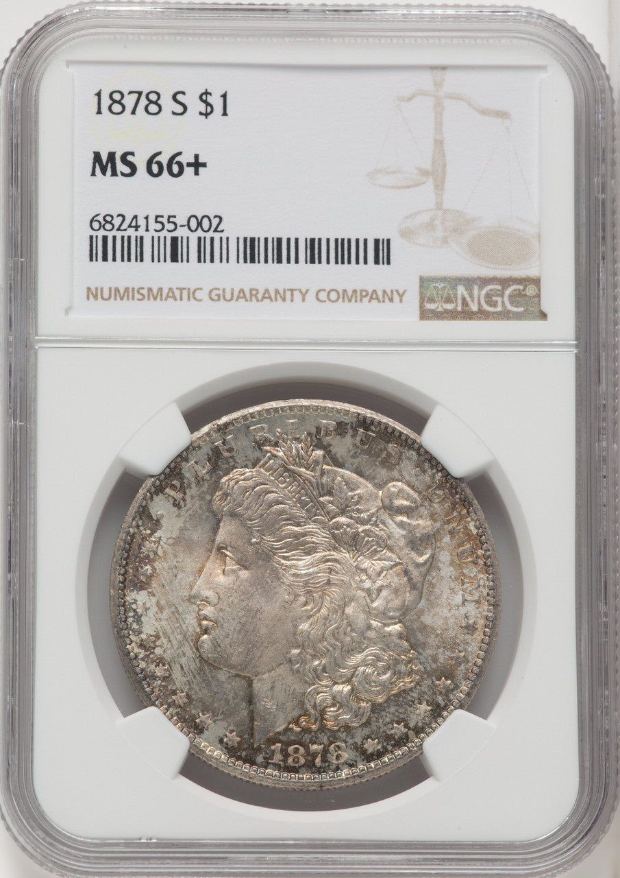 1878-S $1 Morgan Dollar NGC MS66+ (506215006)