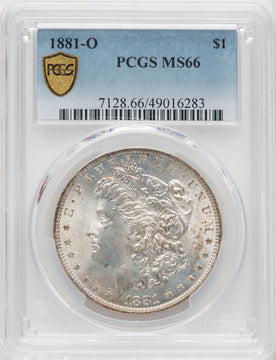 1881-O $1 Morgan Dollar PCGS MS66