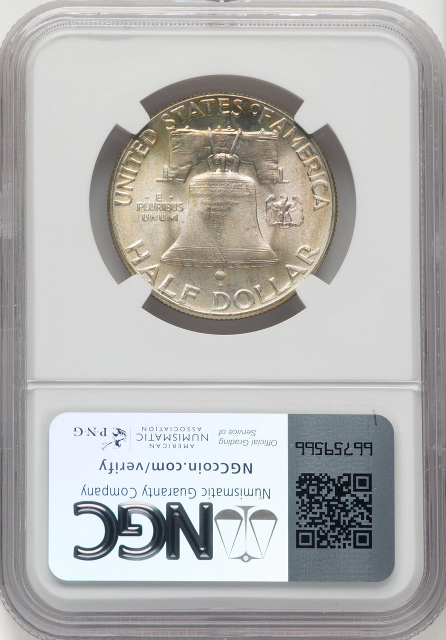 1948 50C FL Franklin Half Dollar NGC MS67