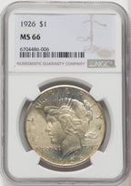 1926 $1 Peace Dollar NGC MS66 (506218014)