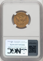 1874-S $5 Liberty Half Eagle NGC XF45
