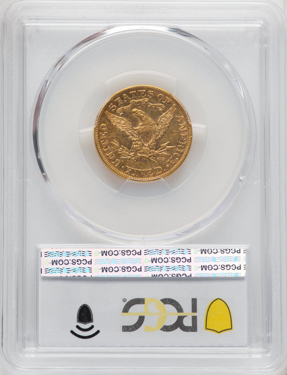 1890 $5 Liberty Half Eagle PCGS XF45