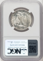 1923-S 50C Walking Liberty Half Dollar NGC AU58