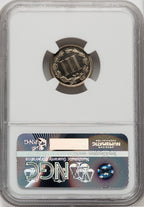 1873 3CN Closed 3 Proof Three Cent Nickel NGC PR66