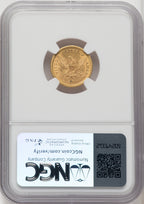 1878-S $2.50 Liberty Quarter Eagle NGC MS62