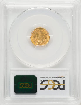 1854 G$1 Type Two Gold Dollar PCGS MS61