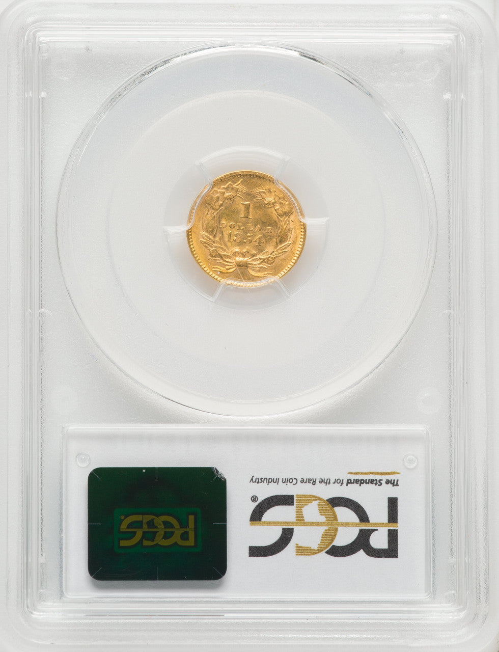 1854 G$1 Type Two Gold Dollar PCGS MS61