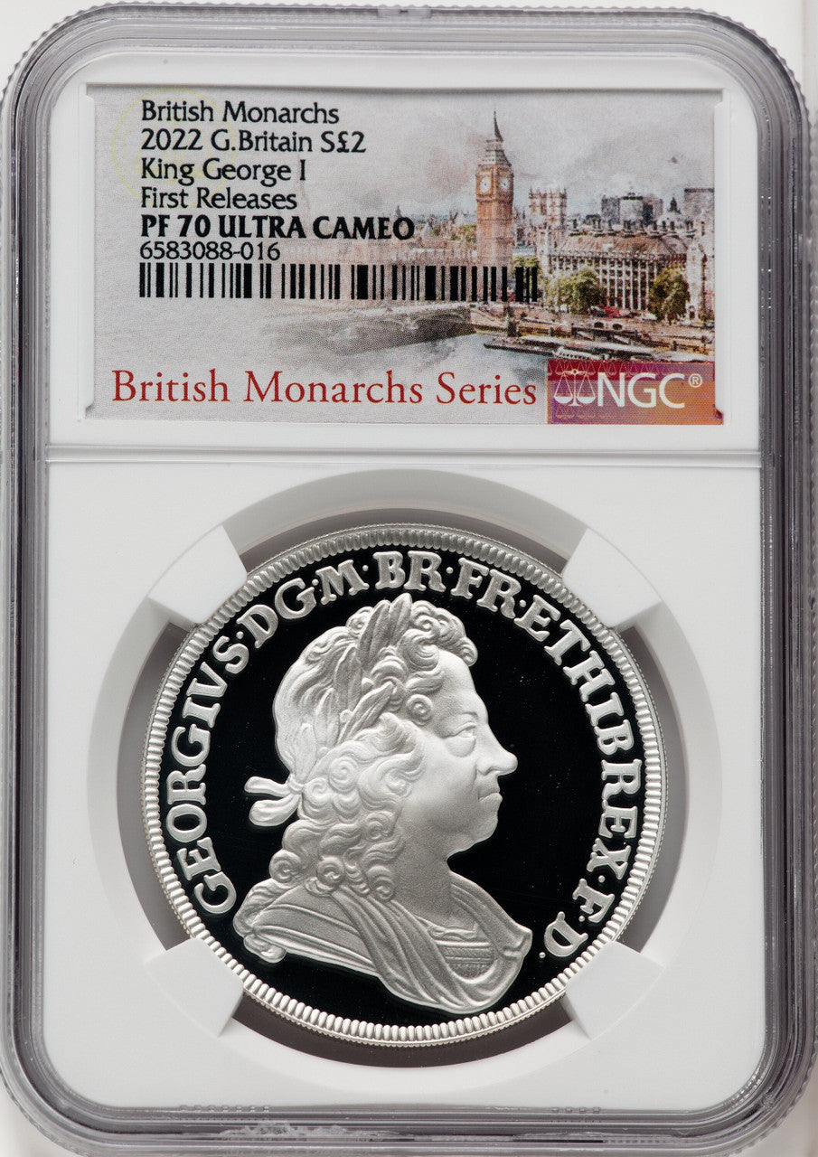 2022 G. Britain 1oz Silver King George I NGC PR70UCAM