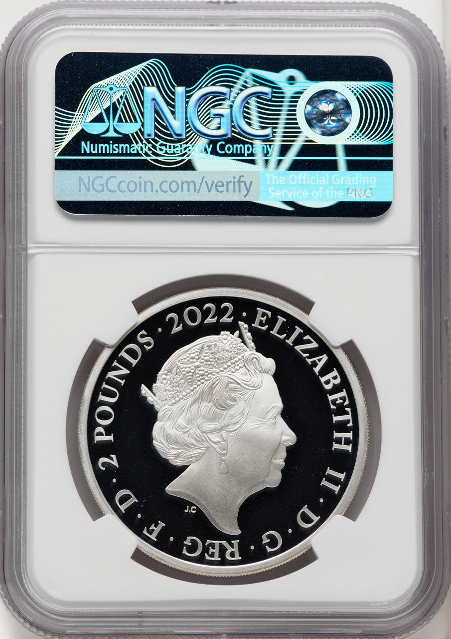 2022 G. Britain 1oz Silver King George I NGC PR70UCAM