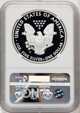 2014-W S$1 Silver Eagle Brown Label NGC PF70