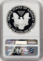 2014-W S$1 Silver Eagle Brown Label NGC PF70
