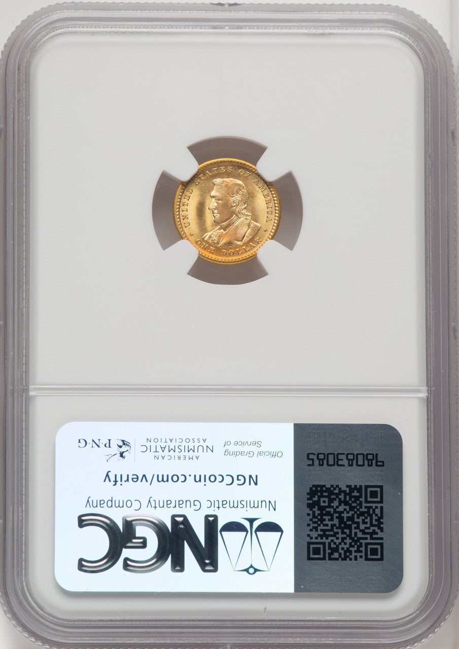 1905 G$1 Lewis and Clark Commemorative Gold NGC MS65 (765522029)