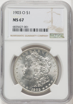 1903-O $1 Morgan Dollar NGC MS67 (767389050)