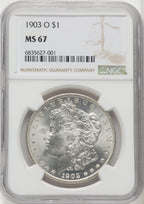 1903-O $1 Morgan Dollar NGC MS67 (767389050)