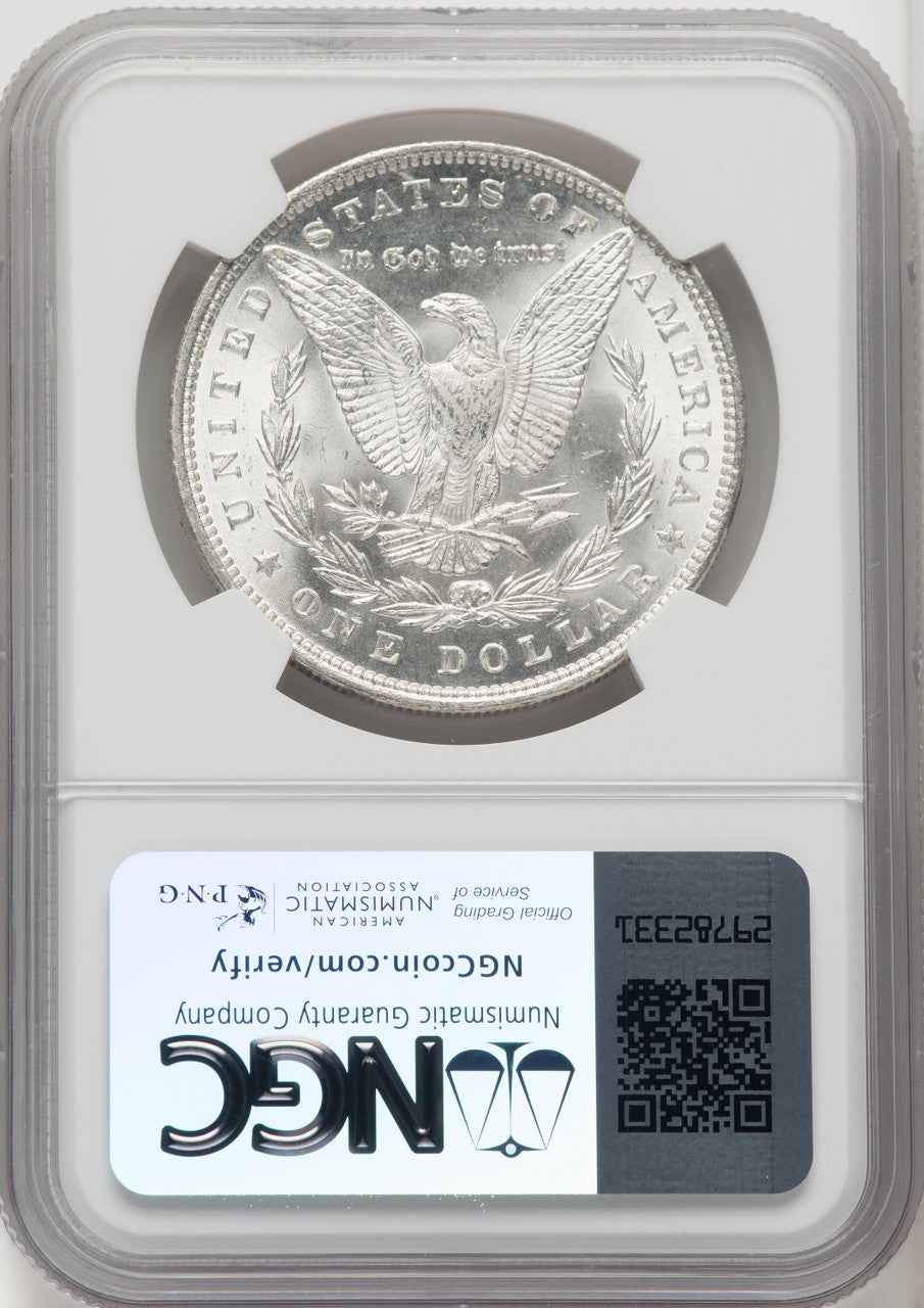 1891 $1 Kenneth Bressett Red Book Morgan Dollar NGC MS65