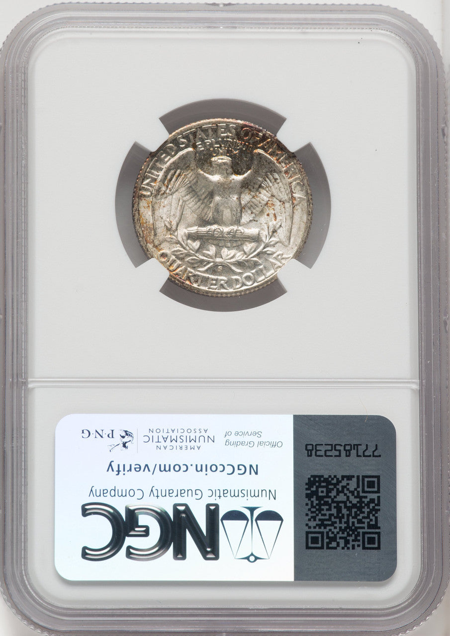 1942-S 25C Washington Quarter NGC MS67+