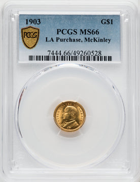 1903 G$1 MCKIN Commemorative Gold PCGS MS66 (505857004)