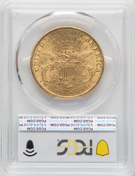 1890-CC $20 Liberty Double Eagle PCGS MS61