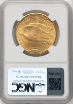 1910 $20 Saint-Gaudens Double Eagle NGC MS63 (571979068)