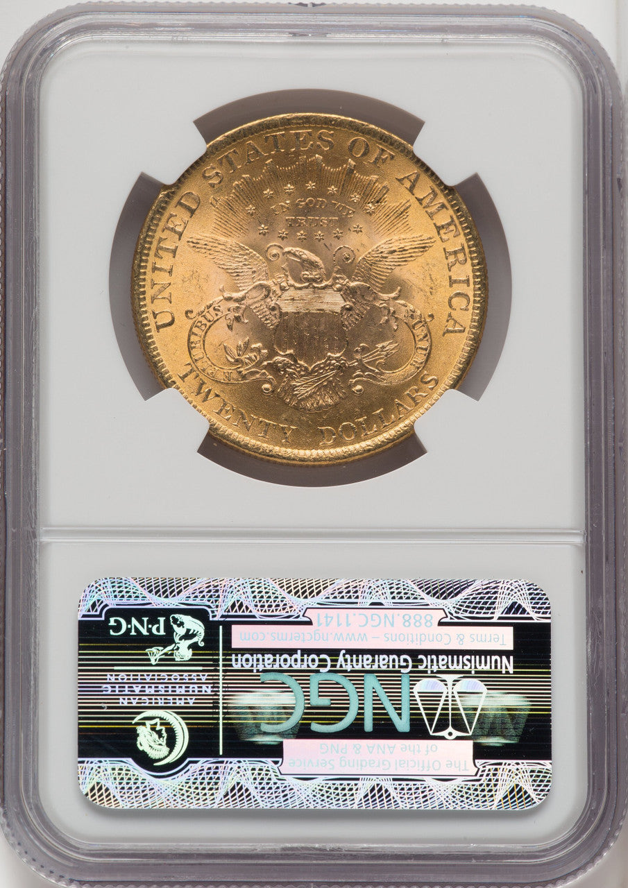1899 $20 Liberty Double Eagle NGC MS63 (767708002)