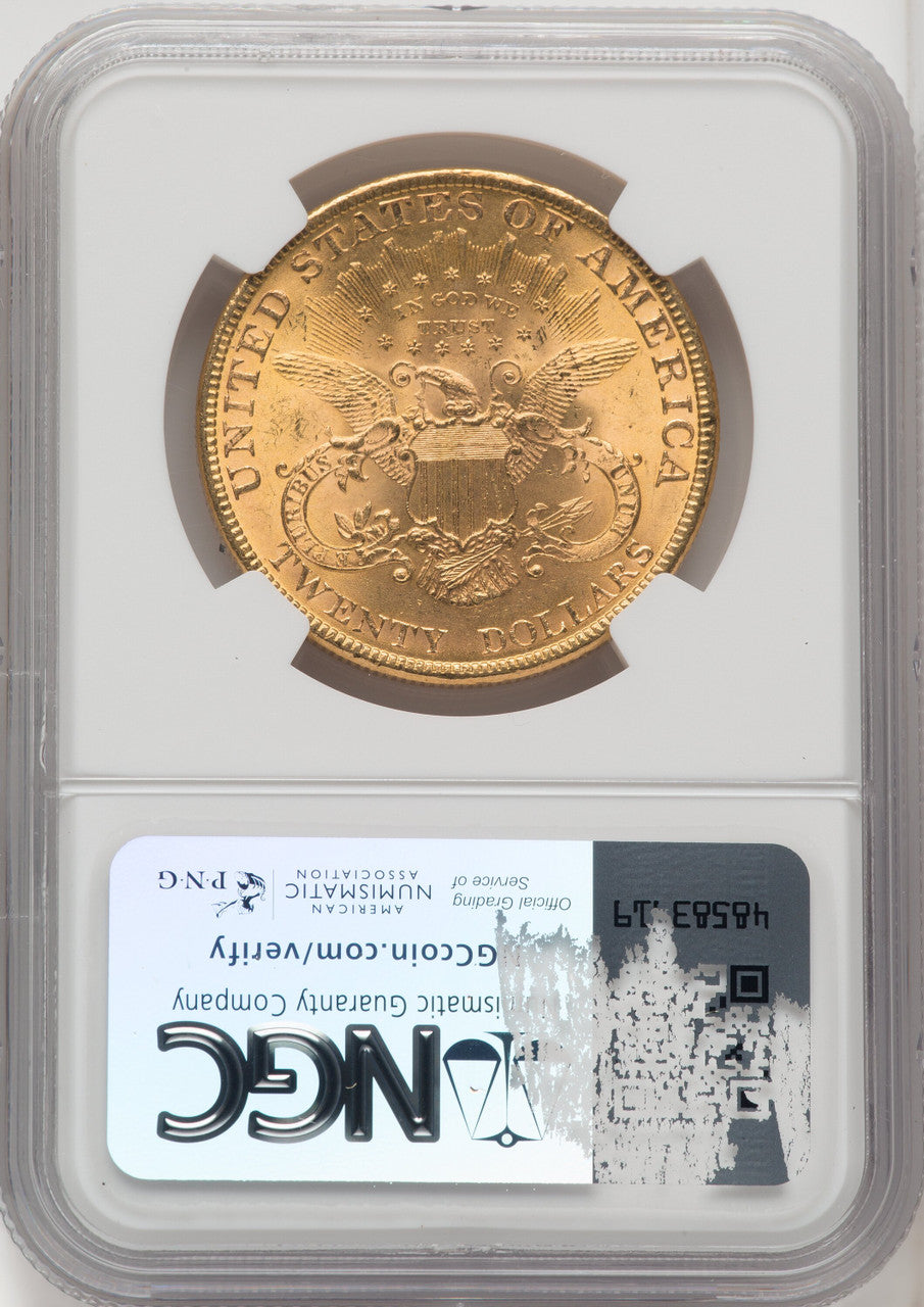 1899 $20 Liberty Double Eagle NGC MS63 (171402039)