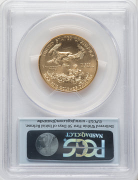 2013 $25 Half-Ounce Gold Eagle First Strike FS Flag PCGS MS70