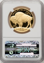 2013-W One-Ounce Gold Buffalo First Strike ER Blue NGC PF70