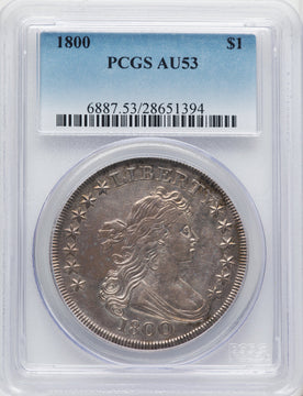 1800 S$1 Early Dollar PCGS AU53
