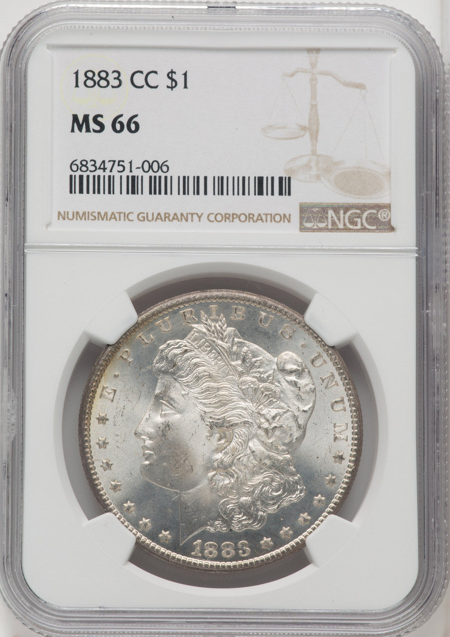 1883-CC $1 Morgan Dollar NGC MS66 (768136045)