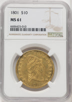 1801 $10 Early Eagle NGC MS61