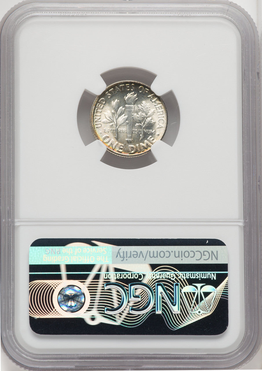 1954 10C FB Roosevelt Dime NGC MS67+