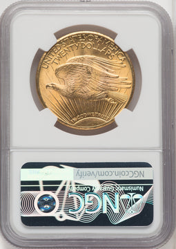 1926 $20 Tripled Die Obverse FS-101 Saint-Gaudens Double Eagle NGC MS64