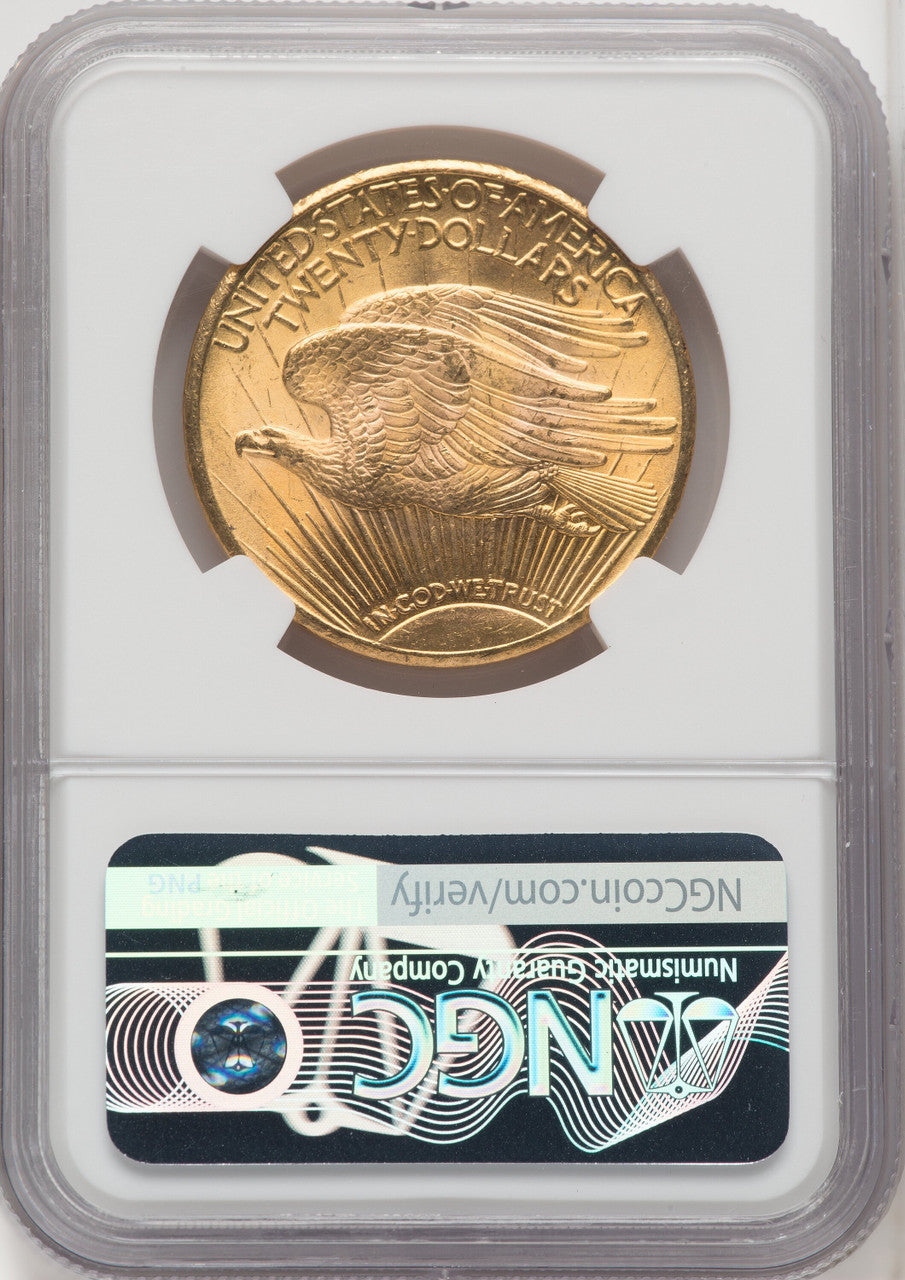 1926 $20 Tripled Die Obverse FS-101 Saint-Gaudens Double Eagle NGC MS64
