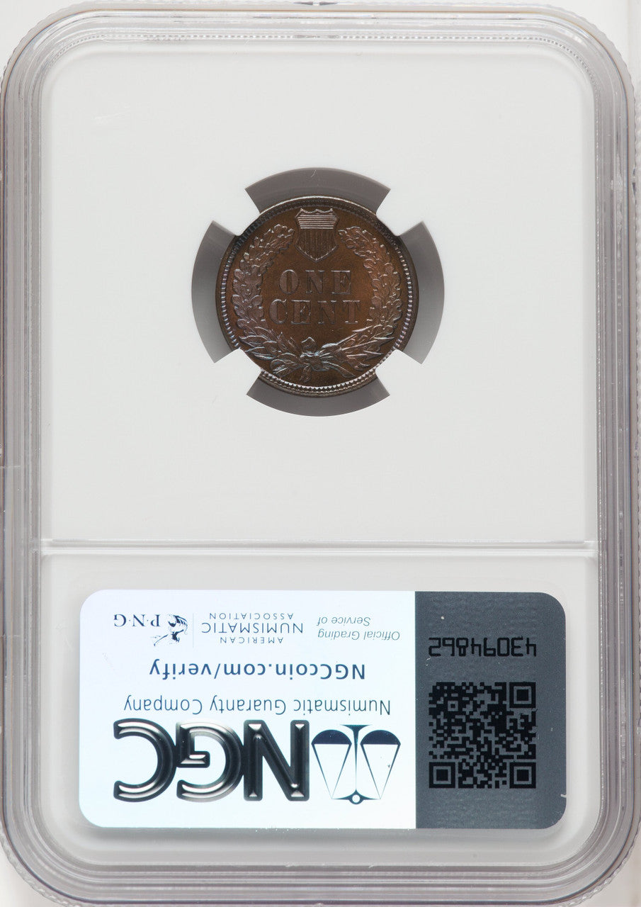 1887 1C BN CAC Proof Indian Cent NGC PR66