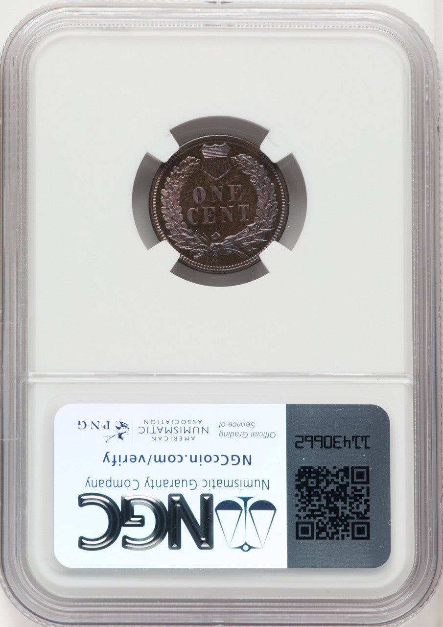 1885 1C BN Proof Indian Cent NGC PR66